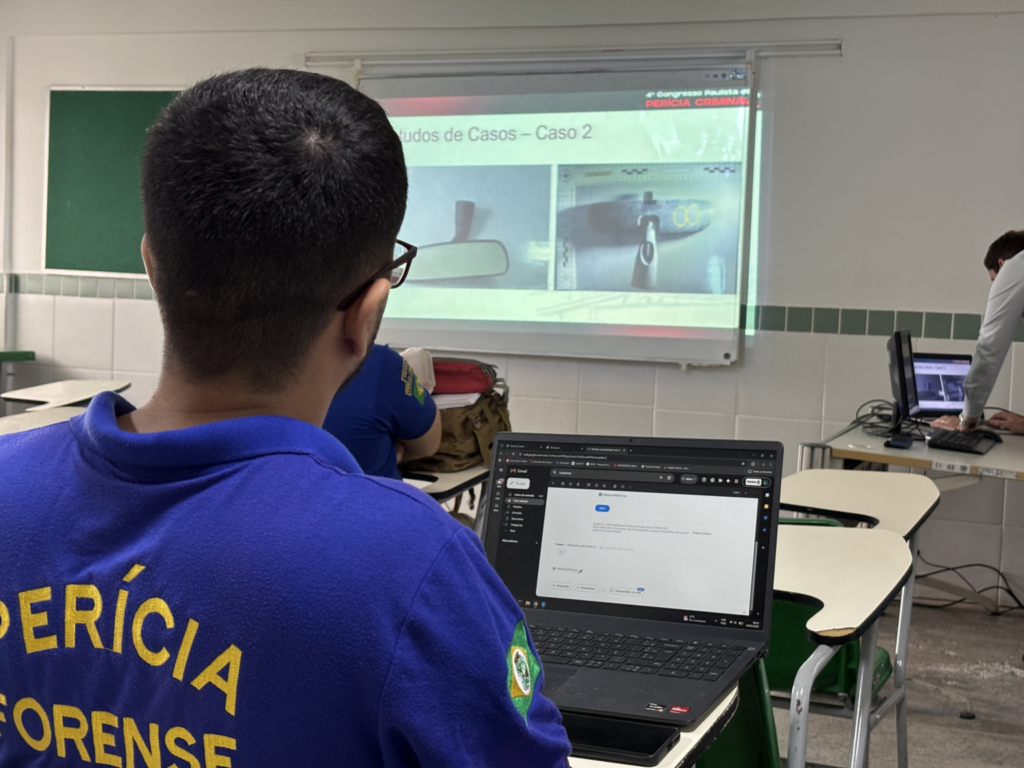Capacitação de profissionais da Perícia Forense em sala de aula